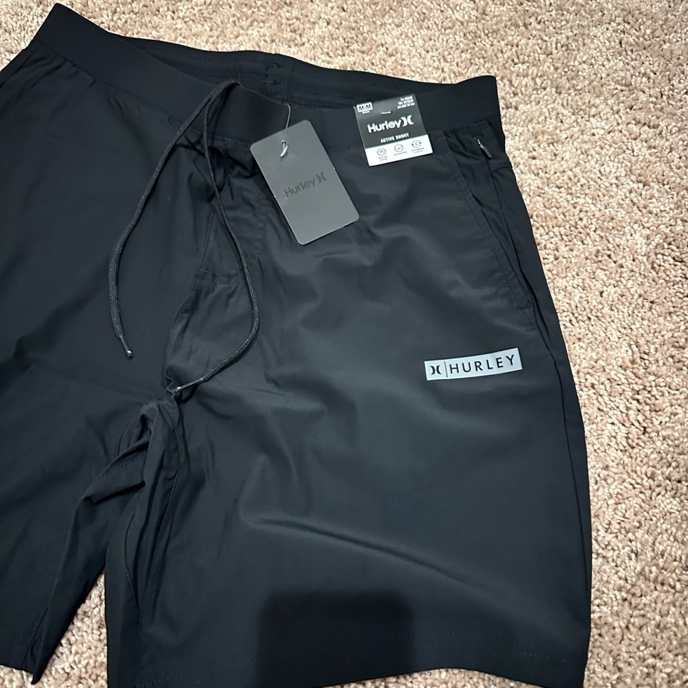 NWT/PACKAGED Hurley Black Shorts (SIZES: Small & Medium) - Picture 4 of 15